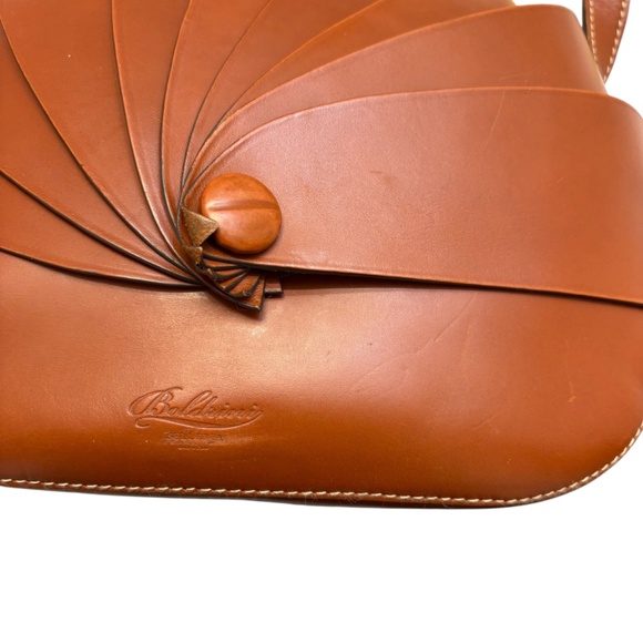 Boldrini Selleria opera shell bag brown leather beautiful - Picture 3 of 14